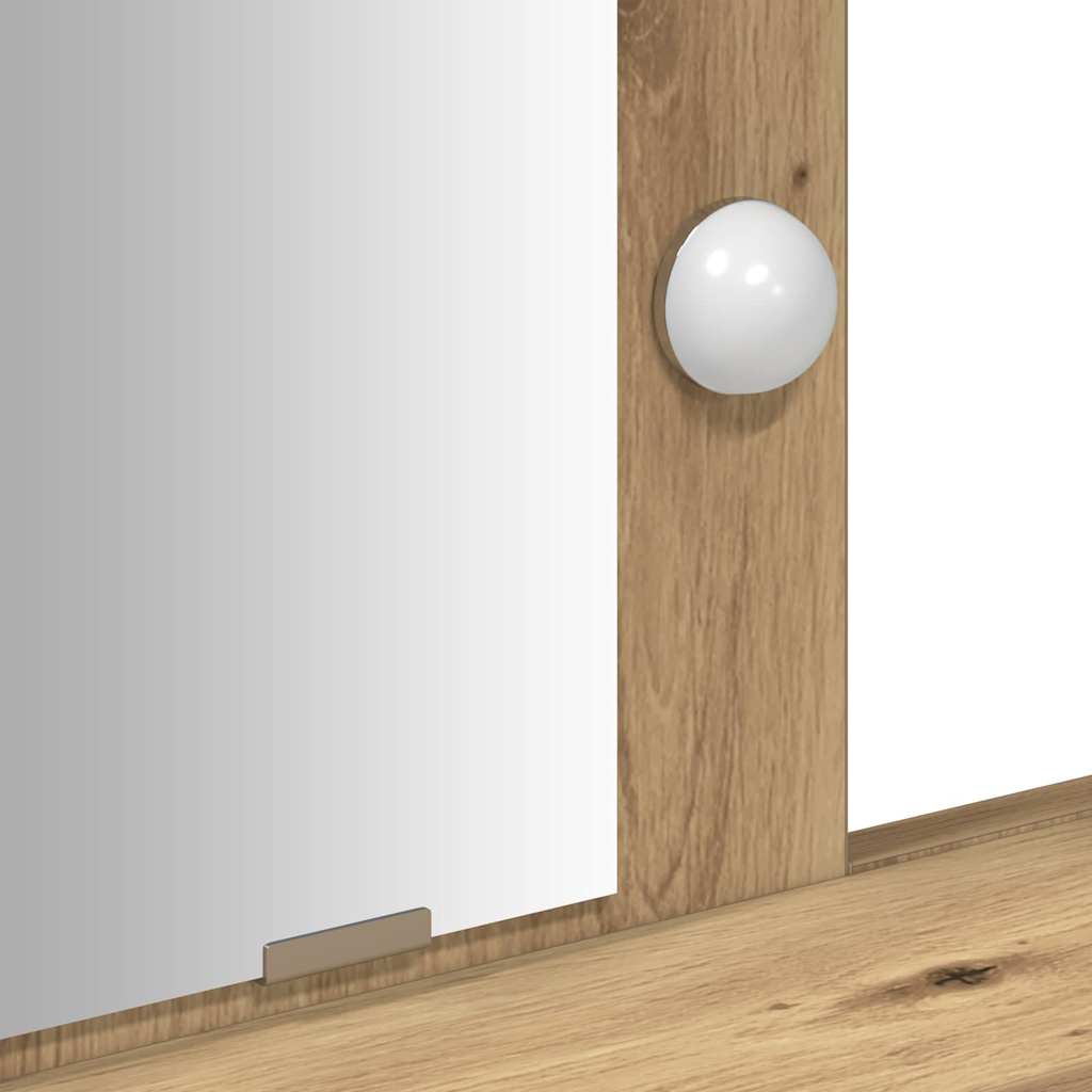 vidaXL Τραπέζι περιποίησης Καφέ 79 x 41 x 140 εκ. Επεξεργασμένο Ξύλο