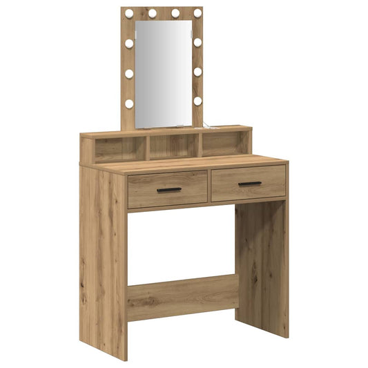 vidaXL Τραπέζι περιποίησης Καφέ 79 x 41 x 140 εκ. Επεξεργασμένο Ξύλο