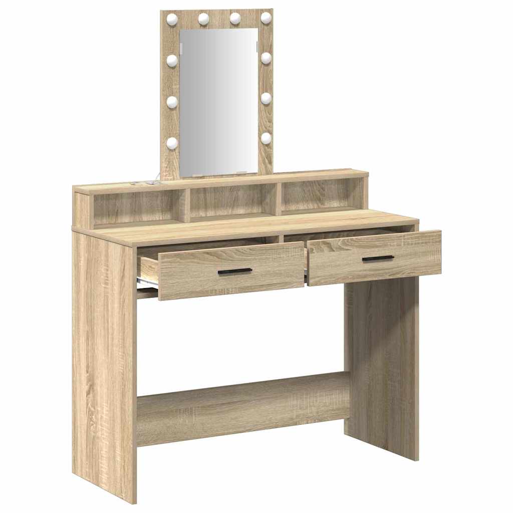 vidaXL Τραπέζι περιποίησης Καφέ 100 x 41 x 140 εκ. Επεξεργασμένο Ξύλο