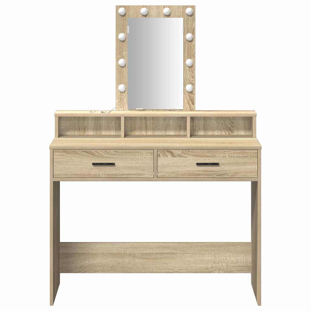 vidaXL Τραπέζι περιποίησης Καφέ 100 x 41 x 140 εκ. Επεξεργασμένο Ξύλο