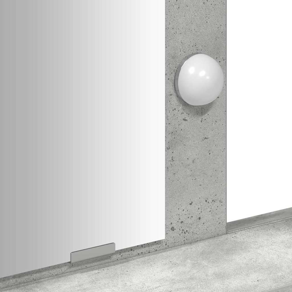 vidaXL Τραπέζι περιποίησης Γκρι 100 x 41 x 140 εκ. Επεξεργασμένο Ξύλο