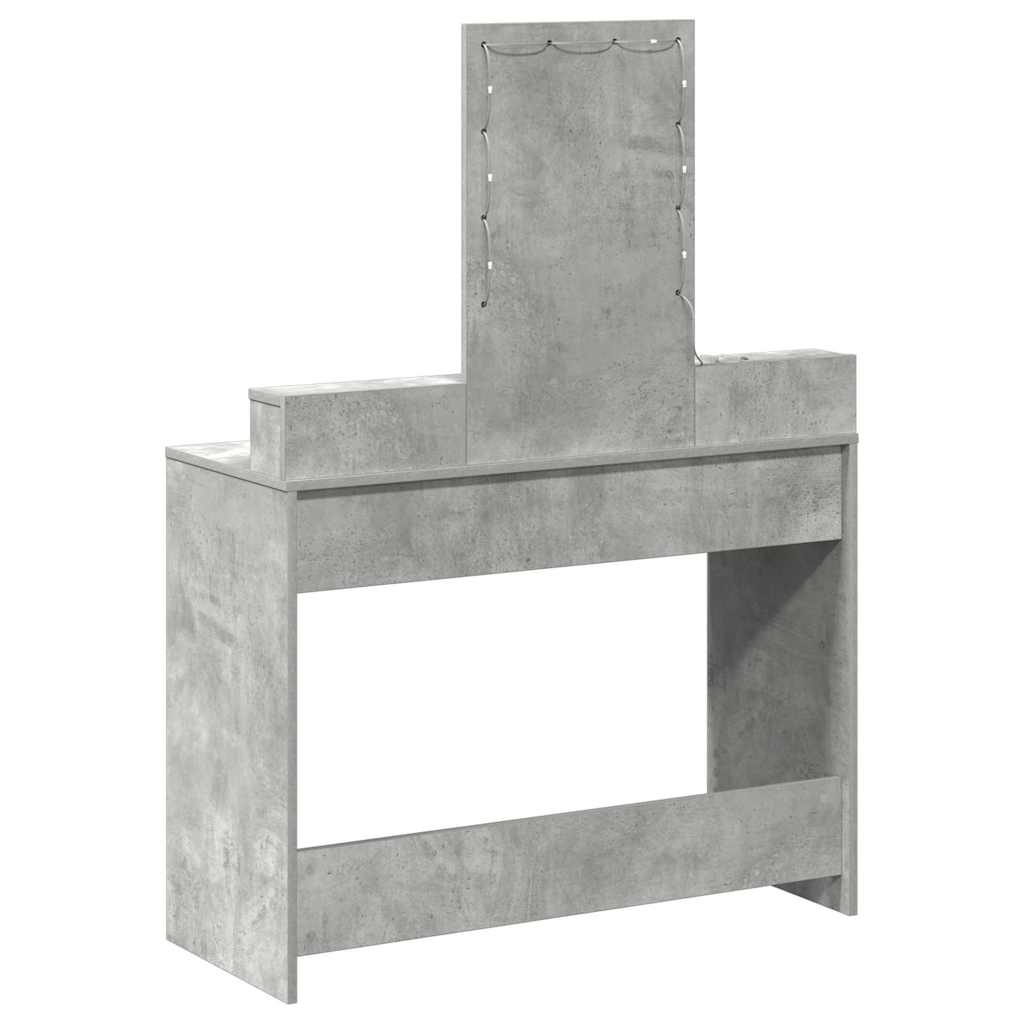 vidaXL Τραπέζι περιποίησης Γκρι 100 x 41 x 140 εκ. Επεξεργασμένο Ξύλο