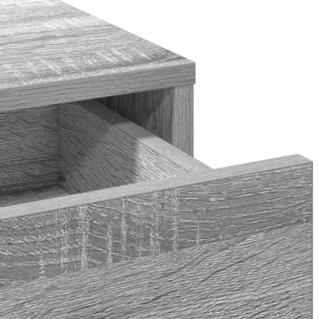 vidaXL Τραπέζι περιποίησης Γκρι 100 x 41 x 140 εκ. Επεξεργασμένο Ξύλο