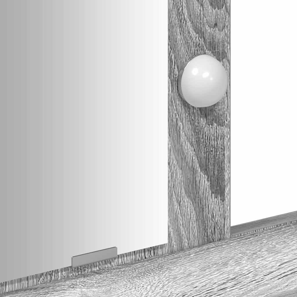 vidaXL Τραπέζι περιποίησης Γκρι 100 x 41 x 140 εκ. Επεξεργασμένο Ξύλο