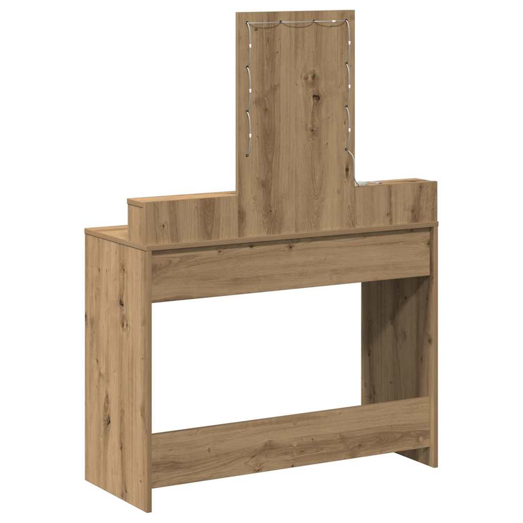 vidaXL Τραπέζι περιποίησης Καφέ 100 x 41 x 140 εκ. Επεξεργασμένο Ξύλο