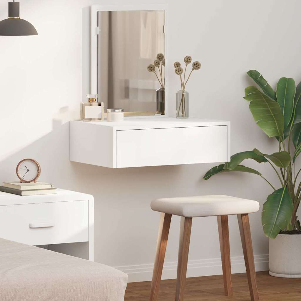 vidaXL Τραπέζι περιποίησης Λευκό 60 x 40 x 70 εκ. Επεξεργασμένο Ξύλο