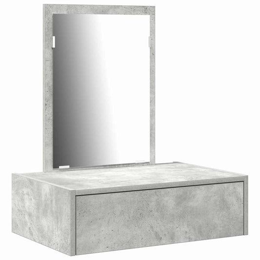 vidaXL Τραπέζι περιποίησης Γκρι 60 x 40 x 70 εκ. Επεξεργασμένο Ξύλο