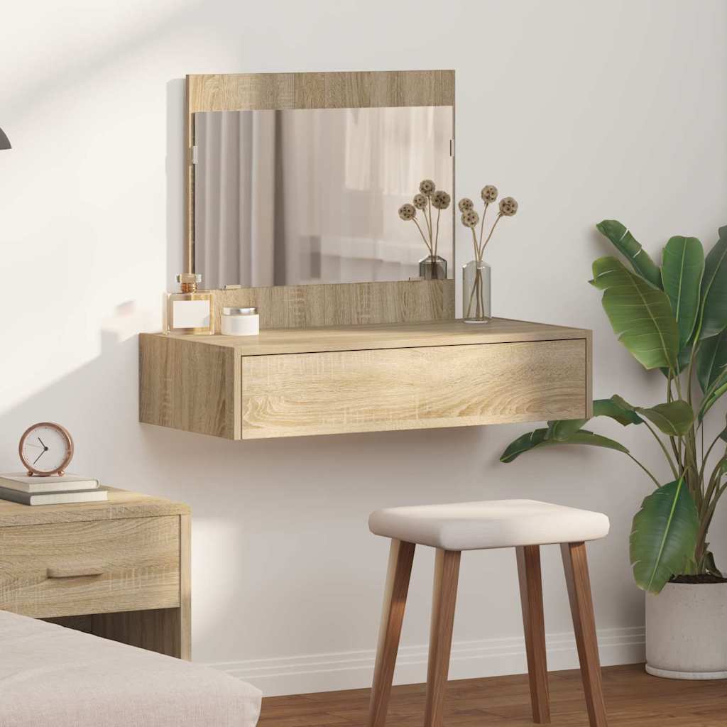 vidaXL Τραπέζι περιποίησης Καφέ 83 x 40 x 70 εκ Επεξεργασμένο Ξύλο