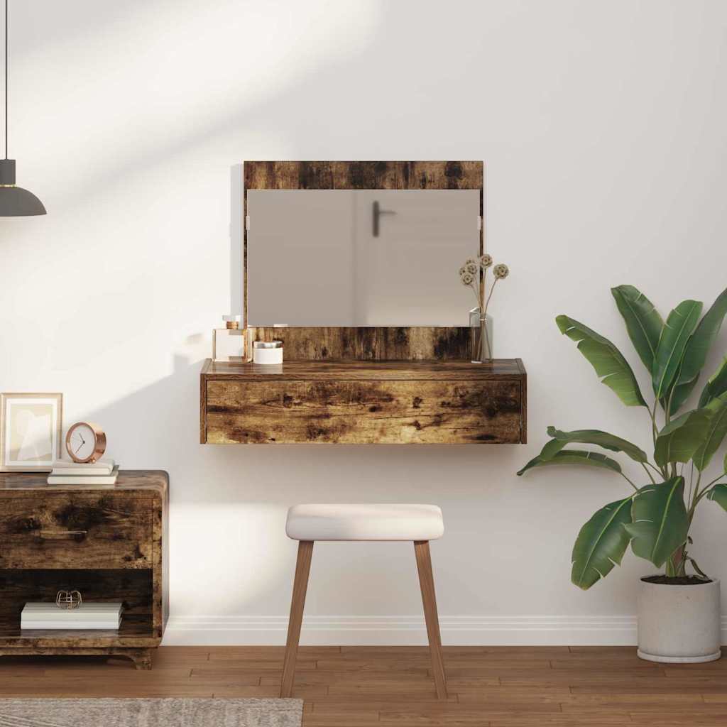 vidaXL Τραπέζι περιποίησης Καφέ 83 x 40 x 70 εκ Επεξεργασμένο Ξύλο