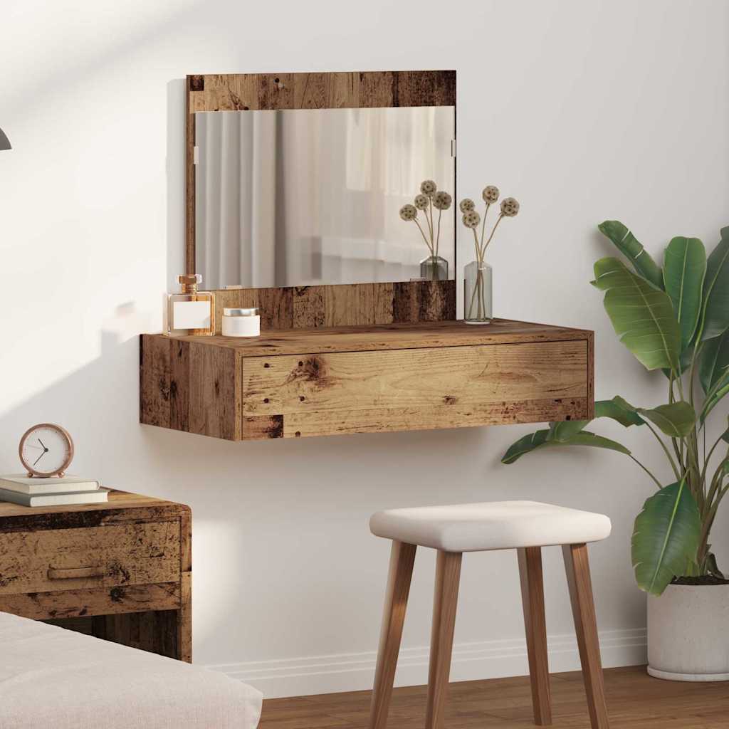 vidaXL Τραπέζι περιποίησης Καφέ 83 x 40 x 70 εκ Επεξεργασμένο Ξύλο