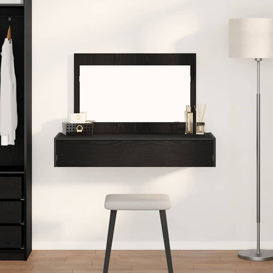 vidaXL Τραπέζι περιποίησης Μαύρο 100 x 40 x 70 εκ. Επεξεργασμένο Ξύλο