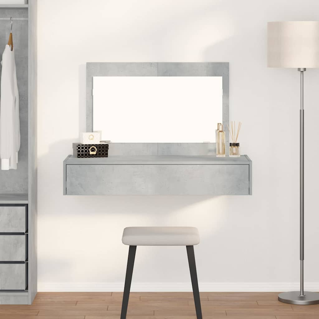 vidaXL Τραπέζι περιποίησης Γκρι 100 x 40 x 70 εκ. Επεξεργασμένο Ξύλο