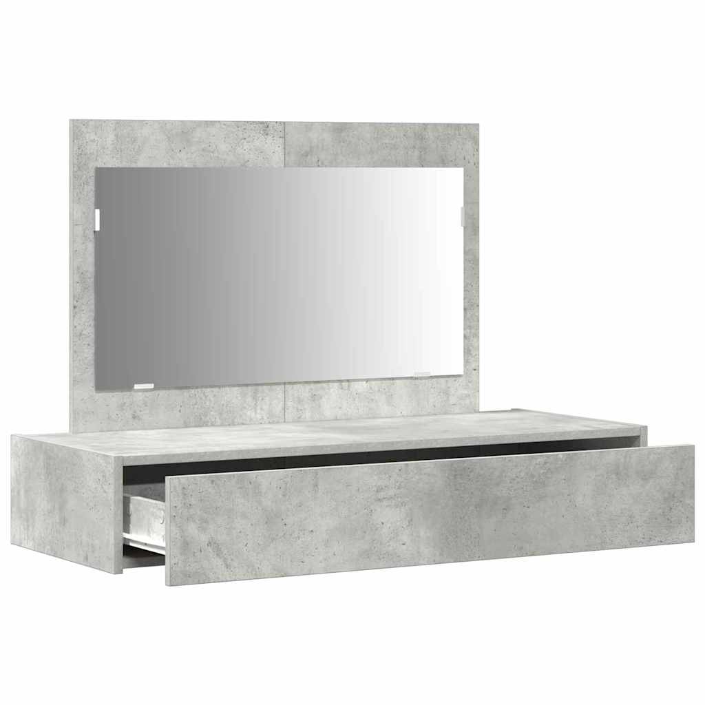 vidaXL Τραπέζι περιποίησης Γκρι 100 x 40 x 70 εκ. Επεξεργασμένο Ξύλο
