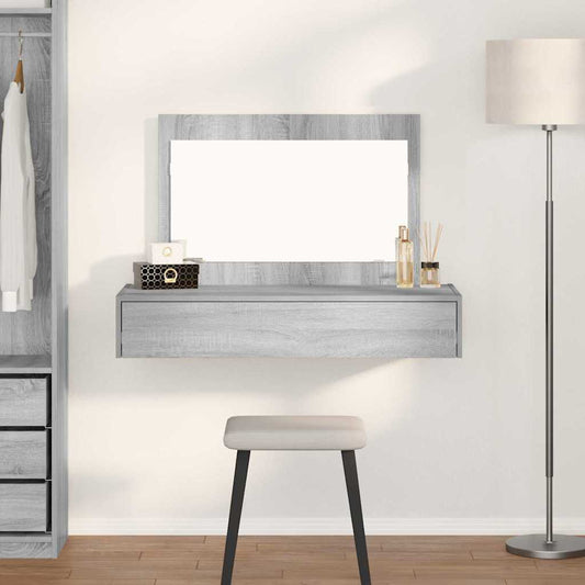 vidaXL Τραπέζι περιποίησης Γκρι 100 x 40 x 70 εκ. Επεξεργασμένο Ξύλο