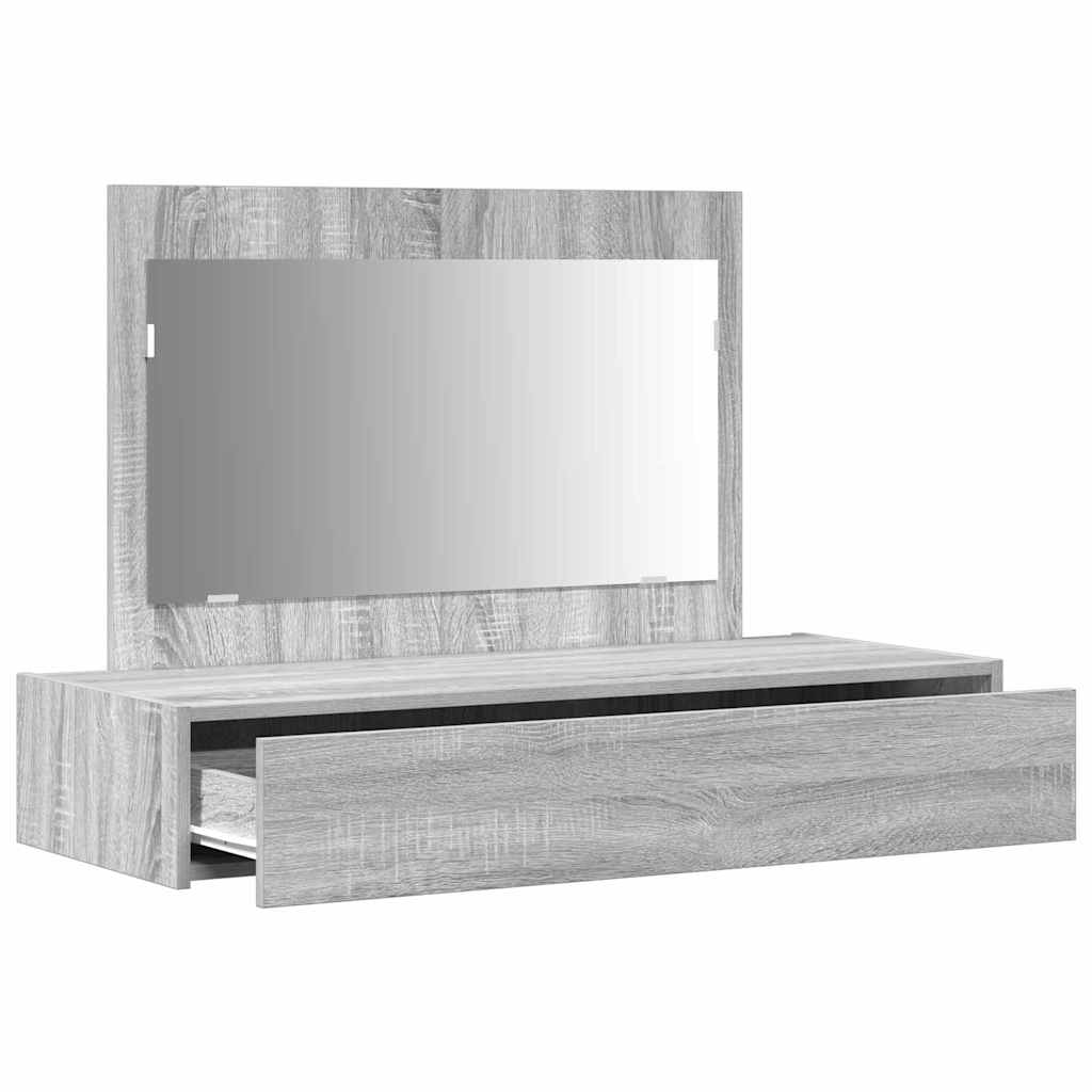 vidaXL Τραπέζι περιποίησης Γκρι 100 x 40 x 70 εκ. Επεξεργασμένο Ξύλο