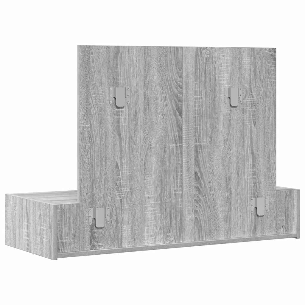 vidaXL Τραπέζι περιποίησης Γκρι 100 x 40 x 70 εκ. Επεξεργασμένο Ξύλο