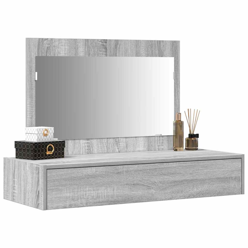 vidaXL Τραπέζι περιποίησης Γκρι 100 x 40 x 70 εκ. Επεξεργασμένο Ξύλο