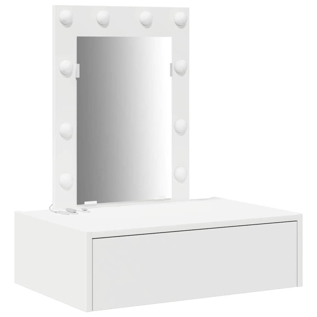 vidaXL Τραπέζι περιποίησης Λευκό 60 x 40 x 70 εκ. Επεξεργασμένο Ξύλο