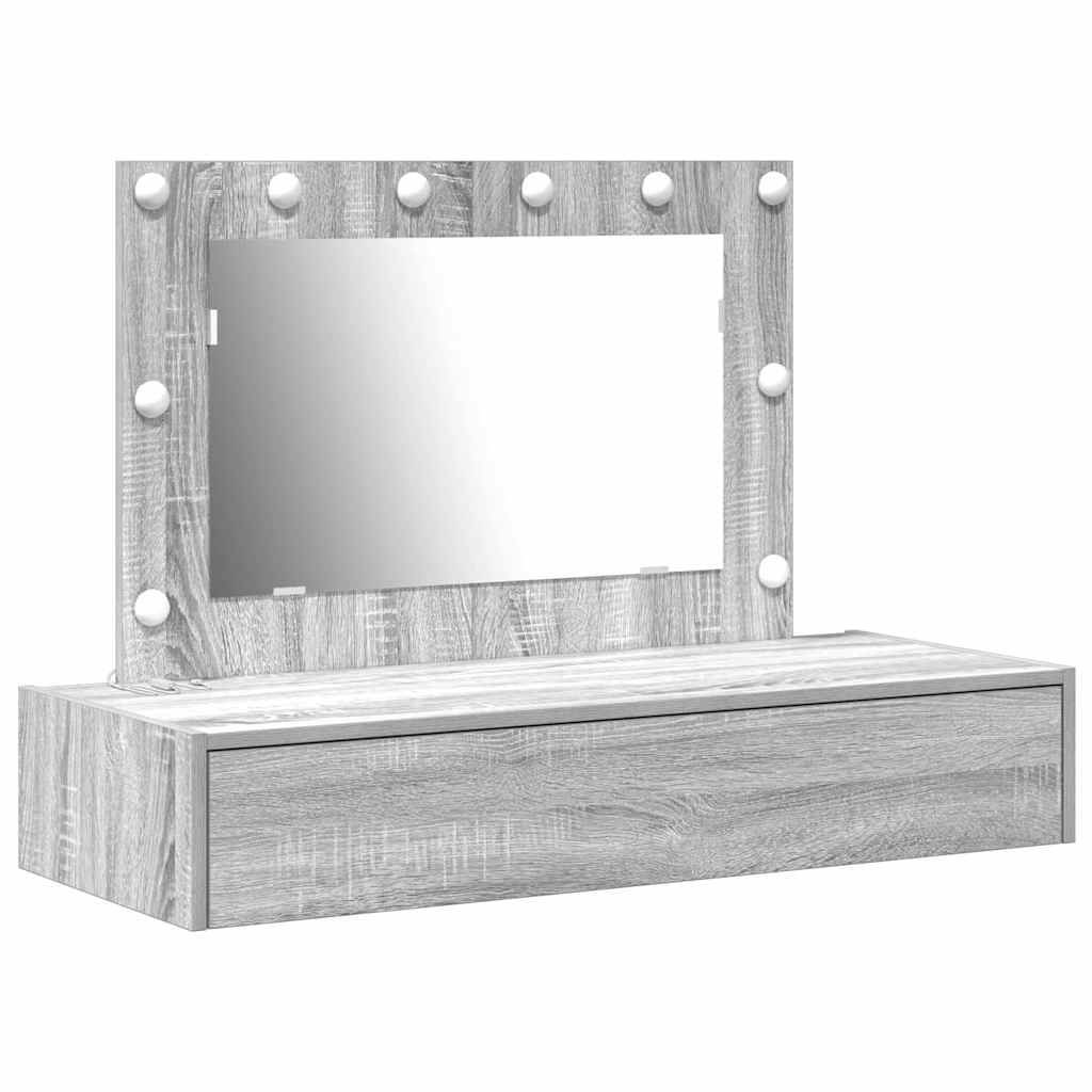 vidaXL Τραπέζι περιποίησης Γκρι 100 x 40 x 70 εκ. Επεξεργασμένο Ξύλο