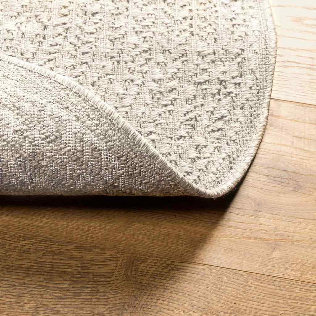 vidaXL Χαλί ZIZUR Κρεμ PP