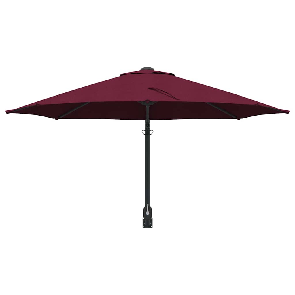 vidaXL Ομπρέλα Κήπου Βεραμάν Κόκκινο 248 x 248 x 148 εκ.