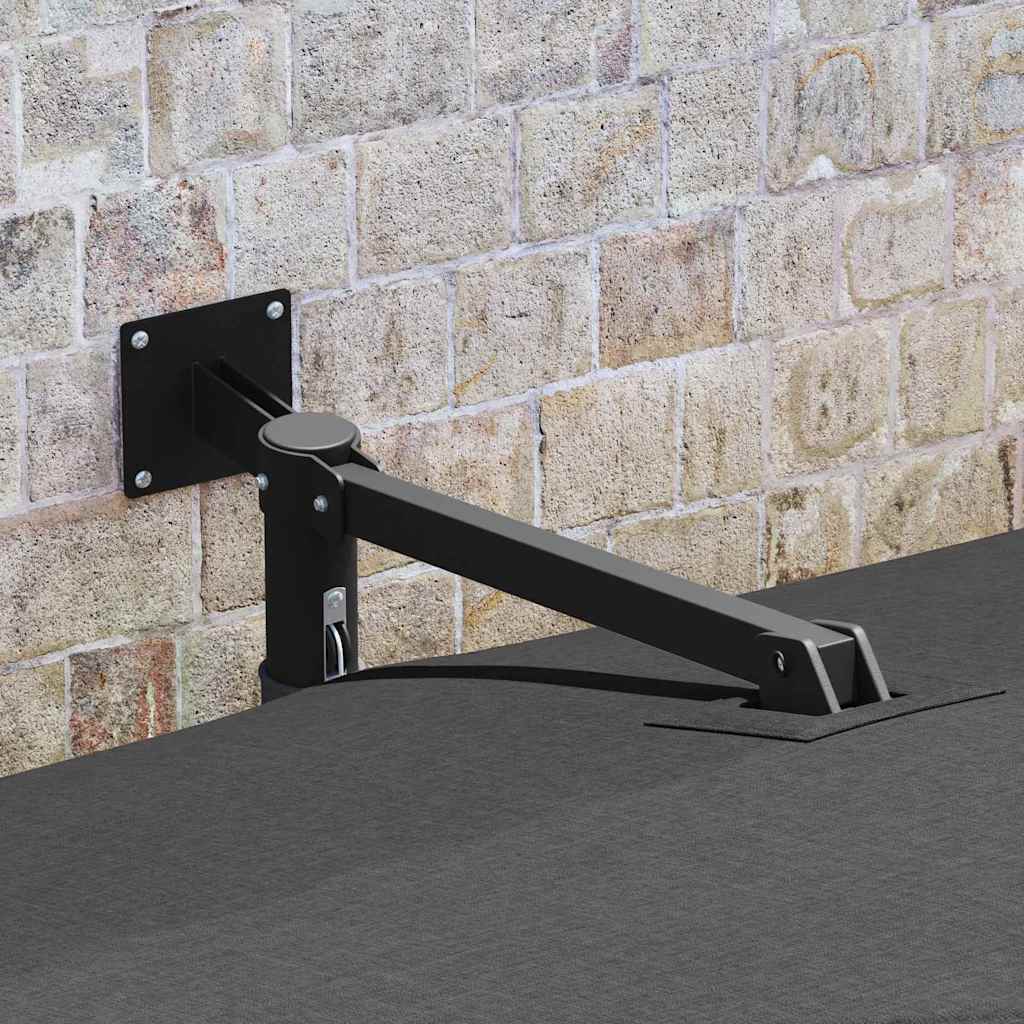 vidaXL Ομπρέλα Κήπου Ανθρακί 248,5 x 247,5 x 160 εκ.