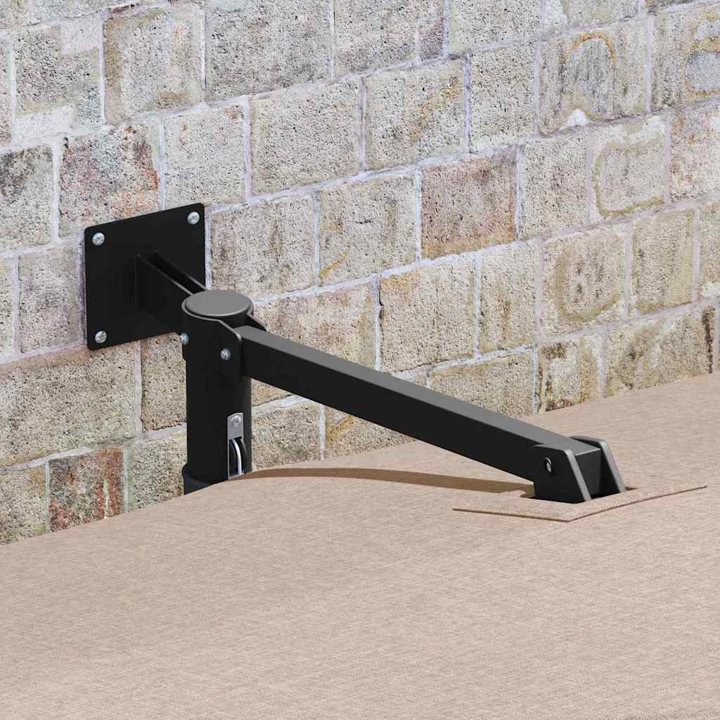 vidaXL Ομπρέλα Κήπου Taupe 248,5 x 247,5 x 160 εκ.