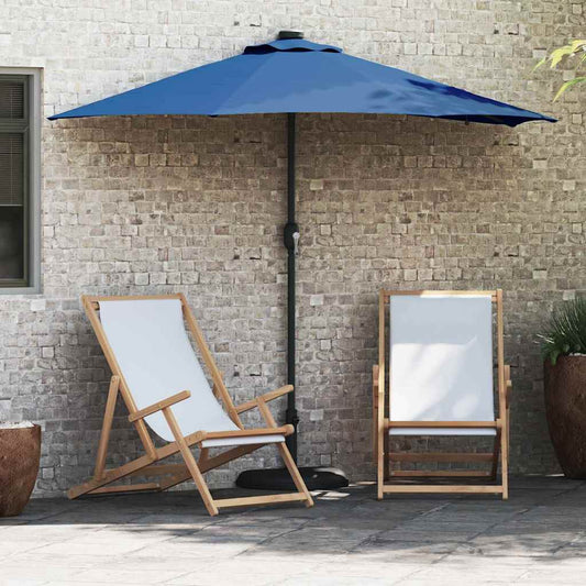 vidaXL Ομπρέλα Κήπου Αζούρ μπλε 294 x 150 x 223 εκ