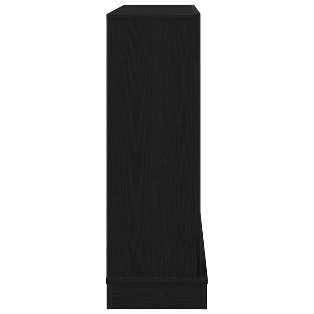 vidaXL Πλαίσιο Τζακιού από Μαύρη Δρυ 100x30x87,5 εκ. από Τεχνητό Ξύλο