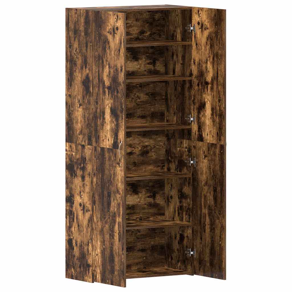 vidaXL Ντουλάπα Παπουτσιών με ράφι Πολύχρωμο 80 x 35.5 x 180 εκ