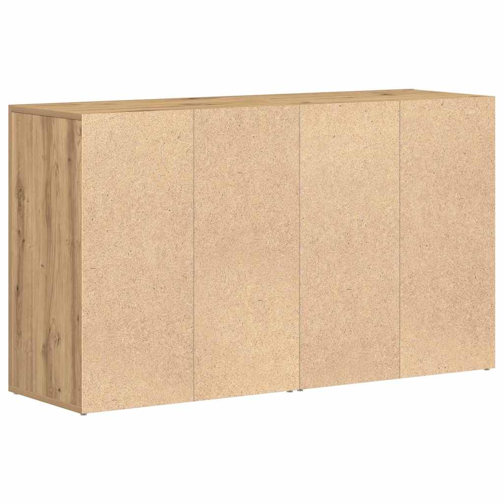 vidaXL Πλαϊνό γραφείο Artisan Oak 120 x 36 x 69 εκ Επεξεργασμένο ξύλο