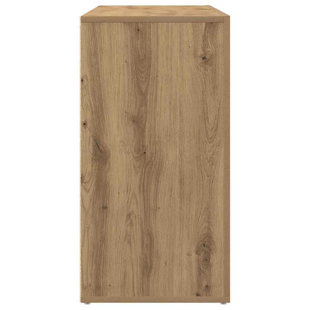 vidaXL Πλαϊνό γραφείο Artisan Oak 120 x 36 x 69 εκ Επεξεργασμένο ξύλο