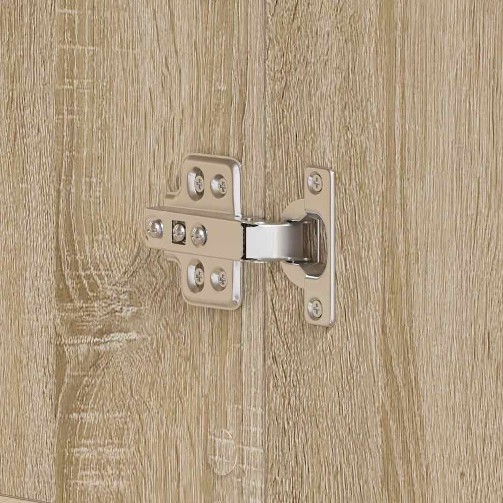 vidaXL Ντουλάπα Παπουτσιών Καφέ 80 x 39 x 180 εκ Επεξεργασμένο ξύλο