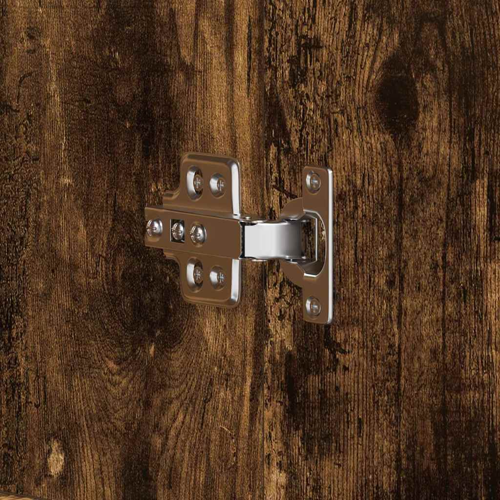 vidaXL Ντουλάπα Παπουτσιών Καφέ 80 x 39 x 180 εκ Επεξεργασμένο ξύλο