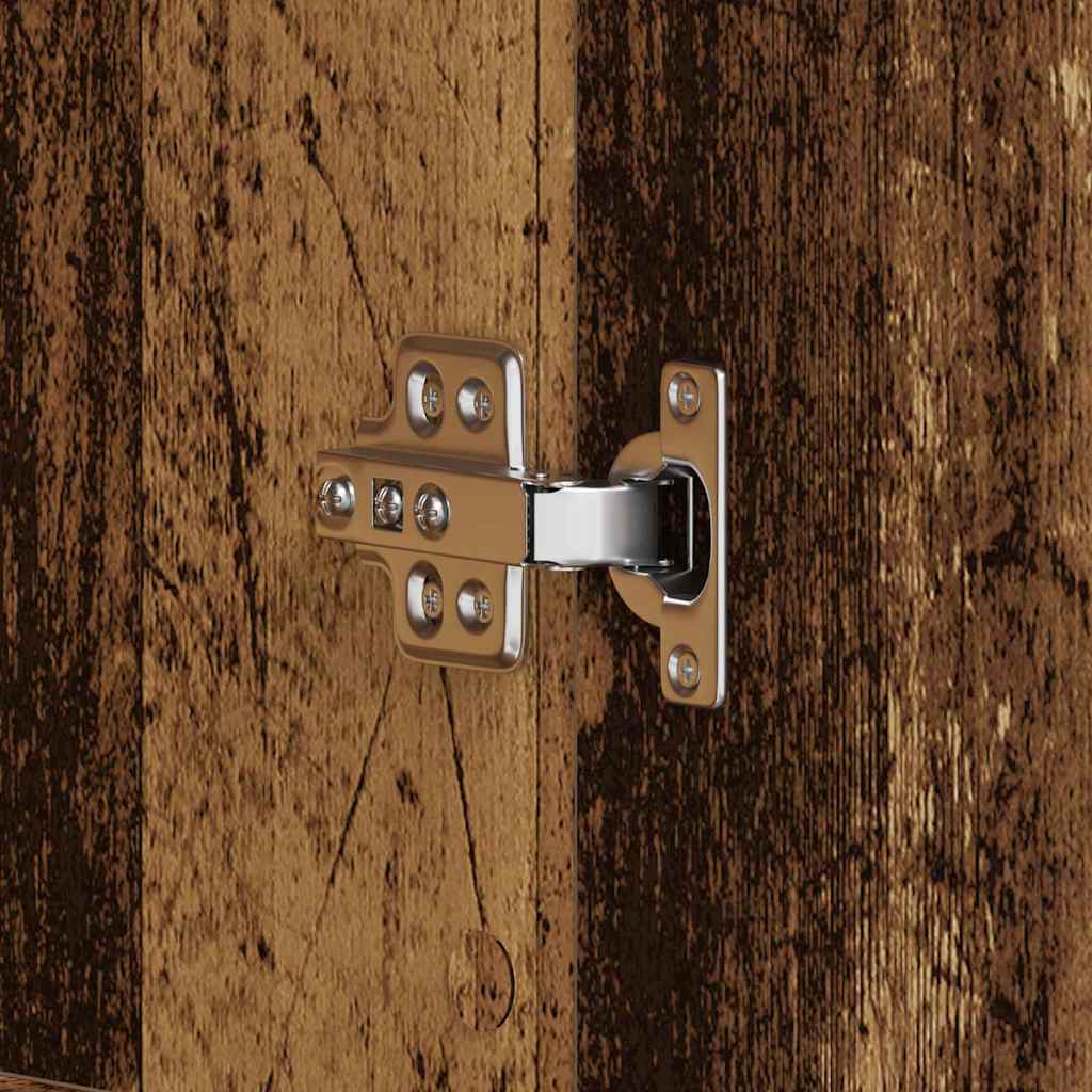 vidaXL Ντουλάπα Παπουτσιών Καφέ 80 x 39 x 180 εκ Επεξεργασμένο ξύλο