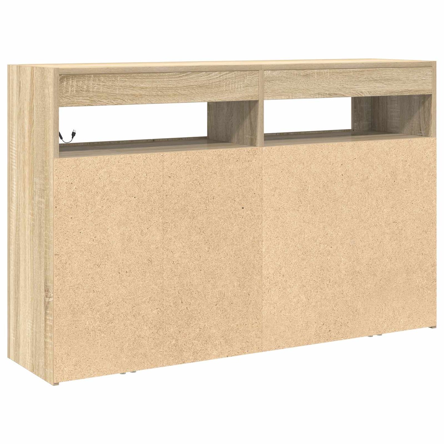 vidaXL Πλαϊνό γραφείο Sonoma Δρυς 116 x 30 x 75 εκ. Επεξεργασμένο ξύλο