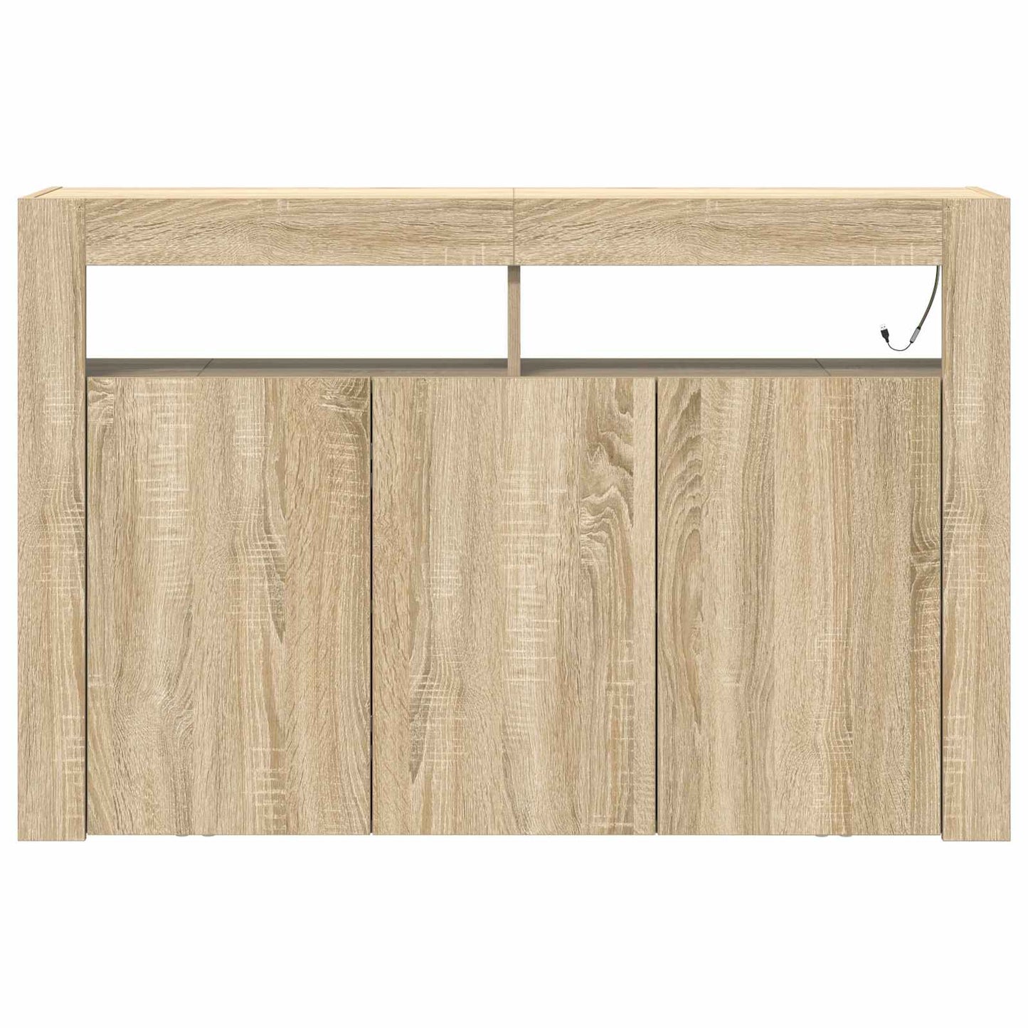 vidaXL Πλαϊνό γραφείο Sonoma Δρυς 116 x 30 x 75 εκ. Επεξεργασμένο ξύλο