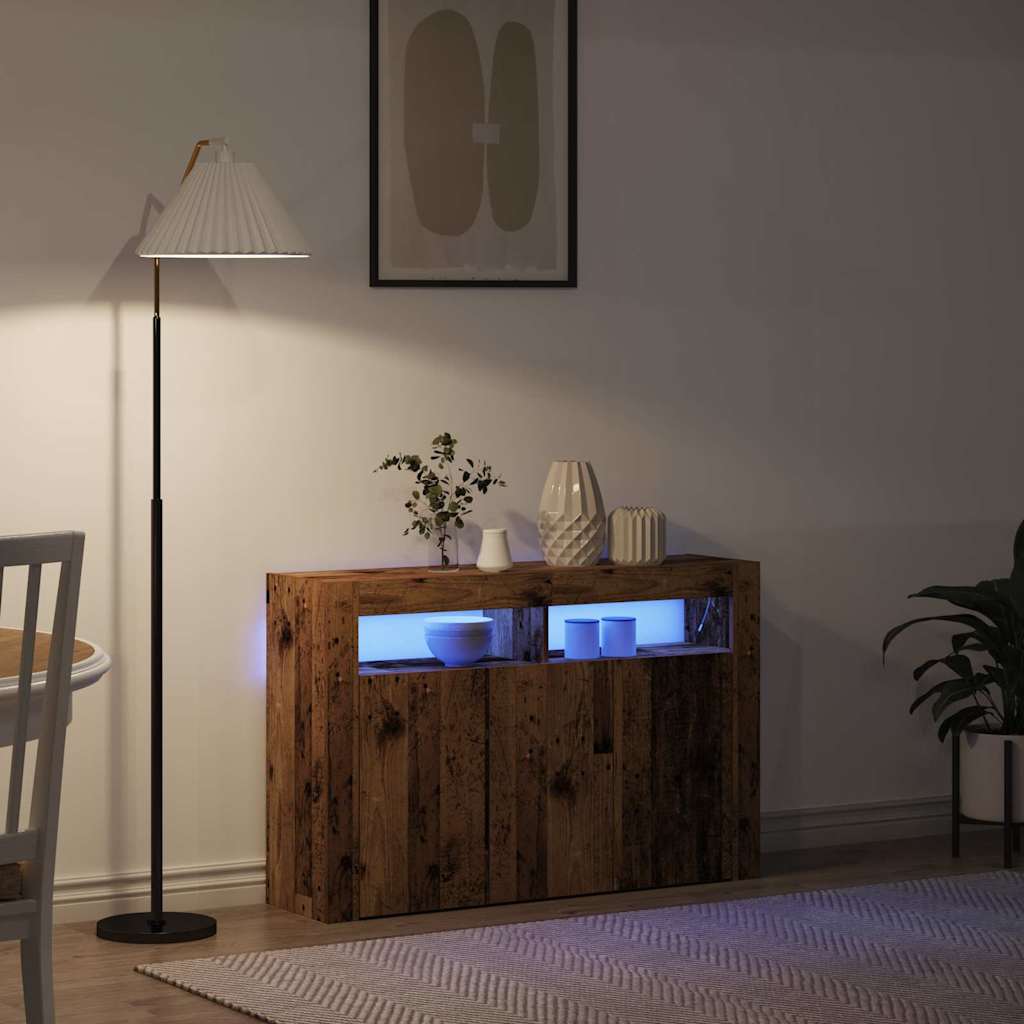 vidaXL Πλαϊνό γραφείο Παλιό ξύλο 116 x 30 x 75 εκ. Επεξεργασμένο ξύλο