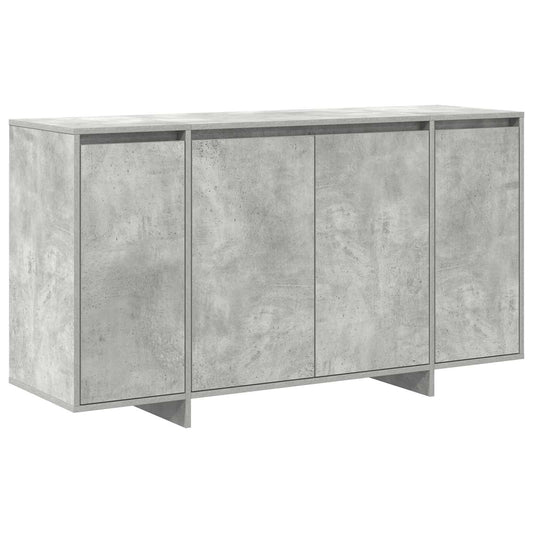 vidaXL Πλαϊνό γραφείο Σκυρόδεμα Γκρι 135 x 41 x 75 εκ