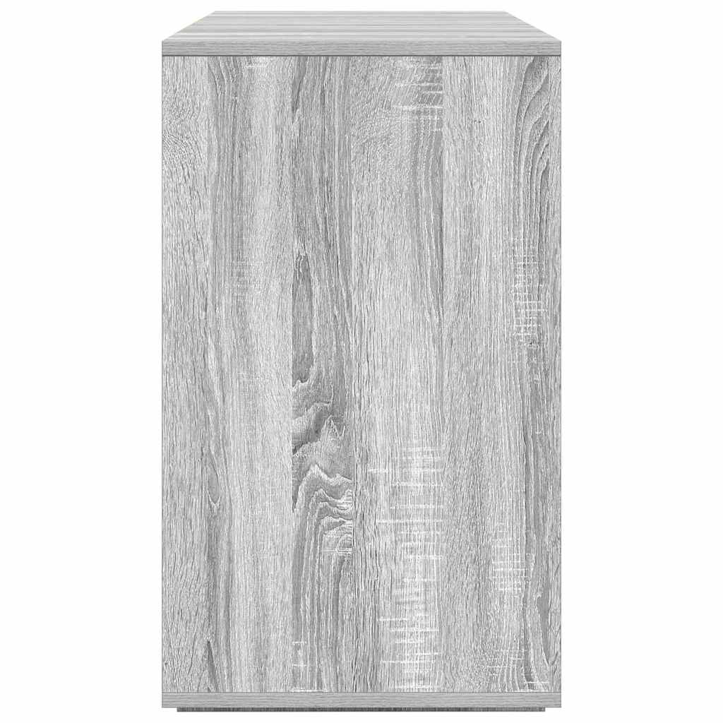 vidaXL Πλαϊνό γραφείο Γκρι sonoma 135 x 41 x 69 cm Επεξεργασμένο ξύλο