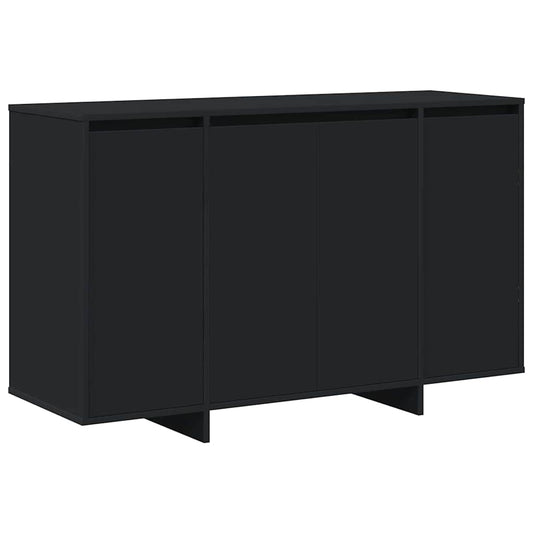 vidaXL Πλαϊνό γραφείο Μαύρο 120 x 41 x 75 εκ. Επεξεργασμένο Ξύλο