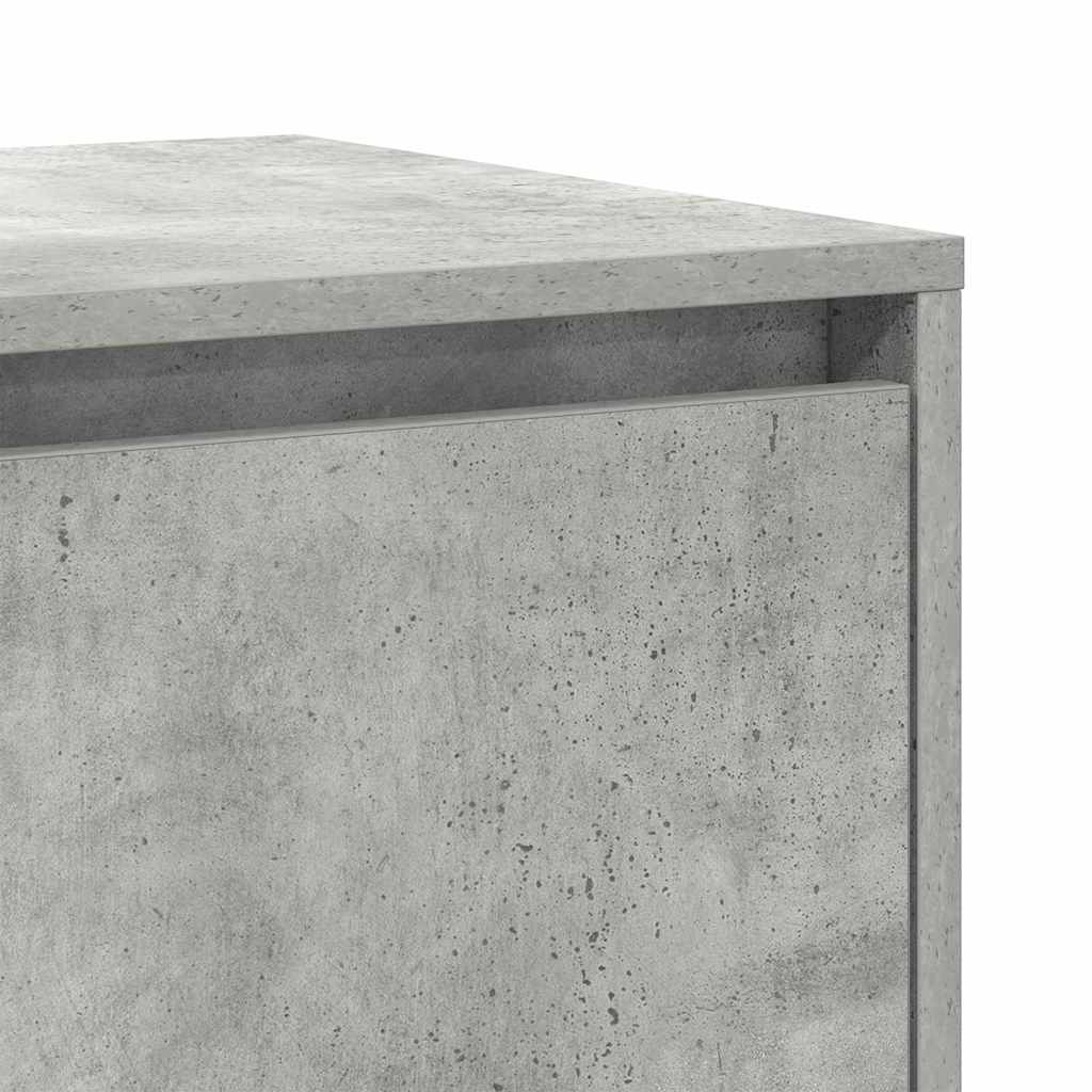 vidaXL Πλαϊνό γραφείο Γκρι σκυροδέματος 120 x 41 x 75 εκ.