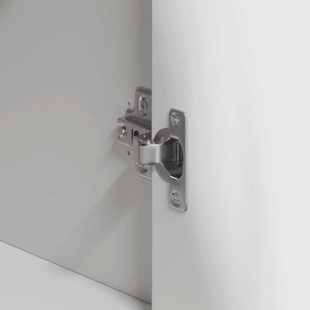 vidaXL Πλαϊνό γραφείο Λευκό 120 x 41 x 75 εκ. Επεξεργασμένο ξύλο