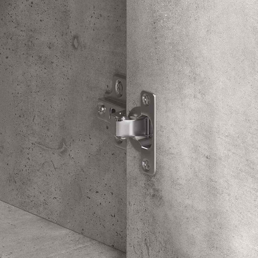 vidaXL Πλαϊνό γραφείο με συρτάρι Σκυρόδεμα Γκρι 120 x 41 x 75 εκ.