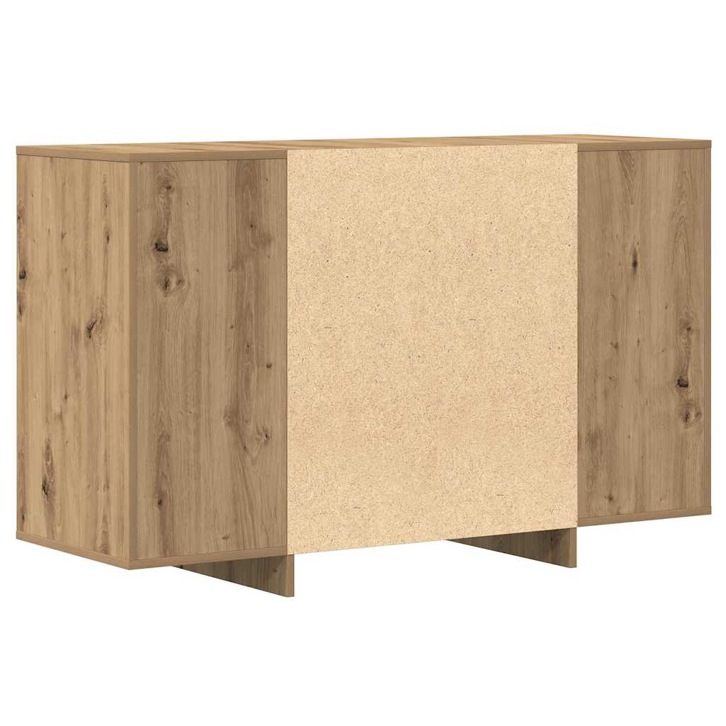 vidaXL Πλαϊνό γραφείο Artisan Oak 120 x 41 x 75 εκ. Επεξεργασμένο ξύλο