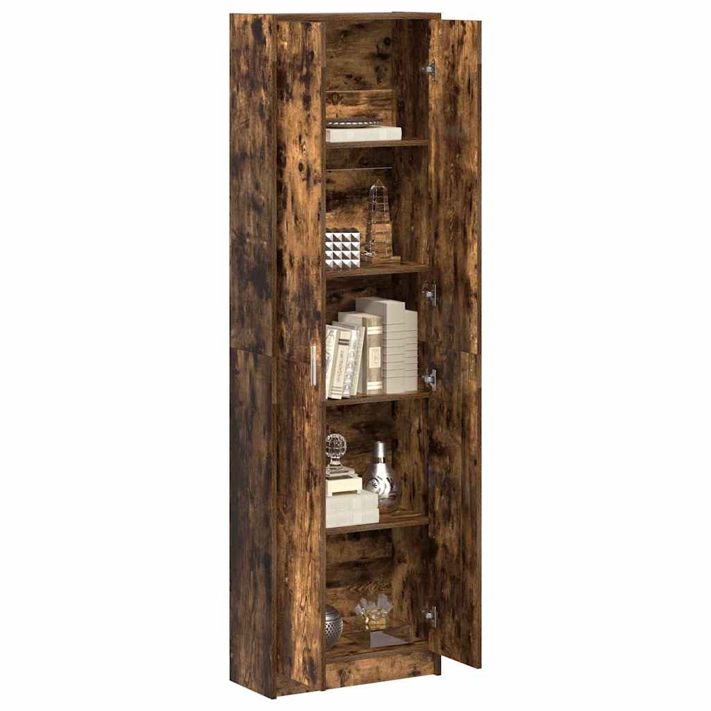 vidaXL Ντουλάπι Καπνιστή δρυς 55 x 25 x 189 εκ. Επεξεργασμένο ξύλο