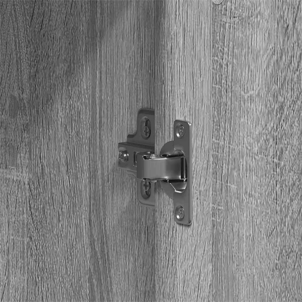 vidaXL Ντουλάπι Γκρι sonoma 55 x 25 x 189 εκ. Επεξεργασμένο ξύλο