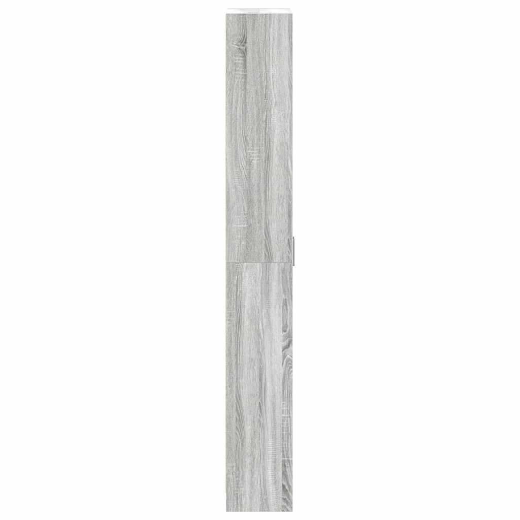 vidaXL Ντουλάπι Γκρι sonoma 55 x 25 x 189 εκ. Επεξεργασμένο ξύλο