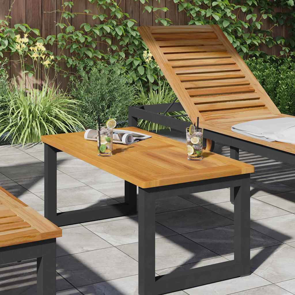 vidaXL Επιφάνεια 90x45x2 εκ Ορθογώνιο Μασίφ Ξύλο Teak