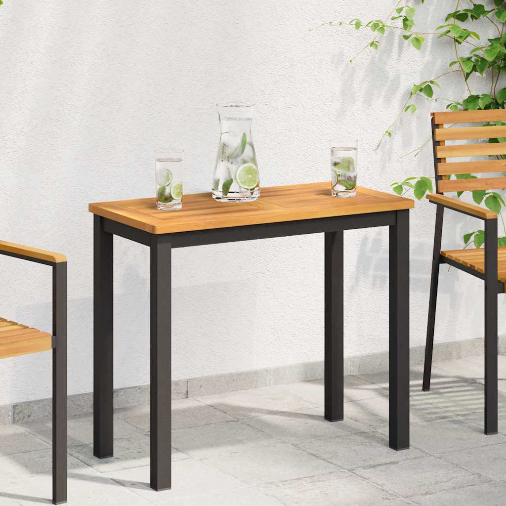 vidaXL Επιφάνεια Τραπεζιού 100x50x2,2 cm Ορθογώνιο Μασίφ ξύλο Acacia